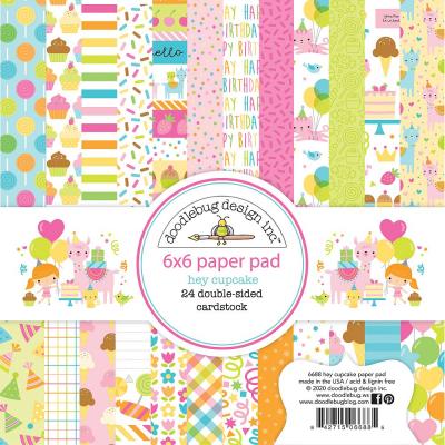 Doodlebug Hey Cupcake - Paper Pad
